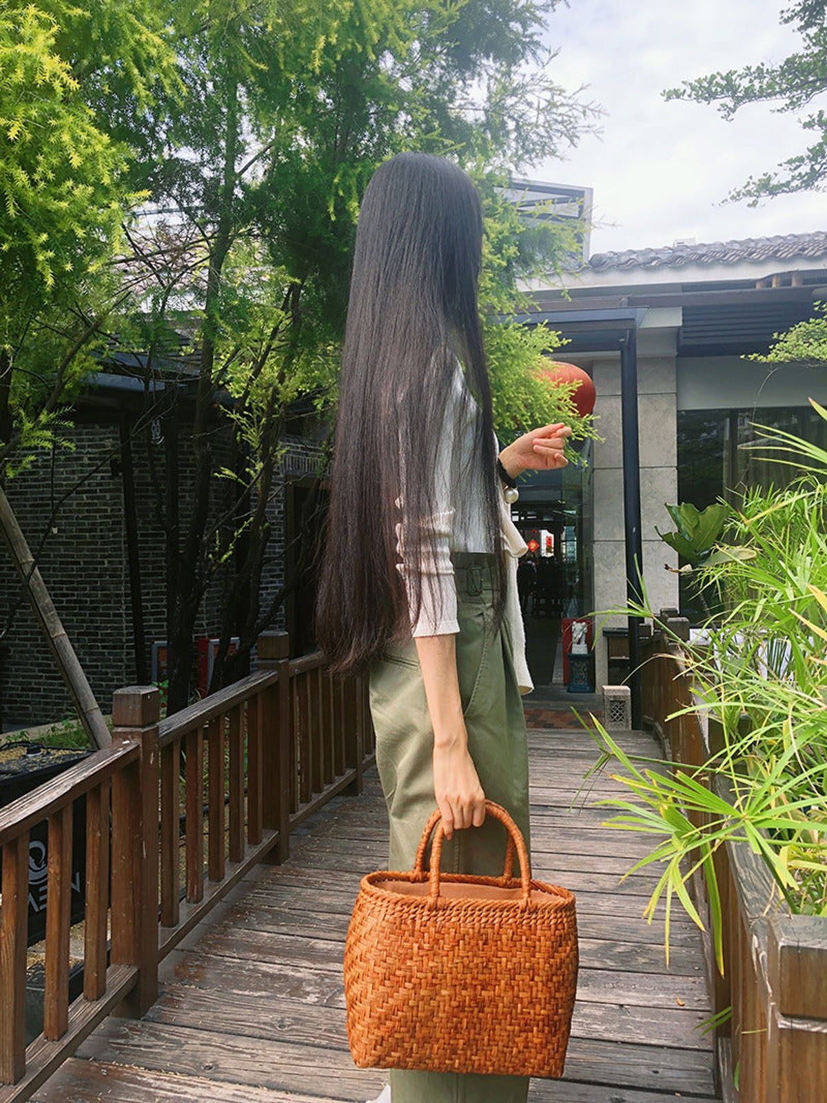 ふっくら｜山葡萄かごバッグ｜葡萄曜 PUTAOYAO
