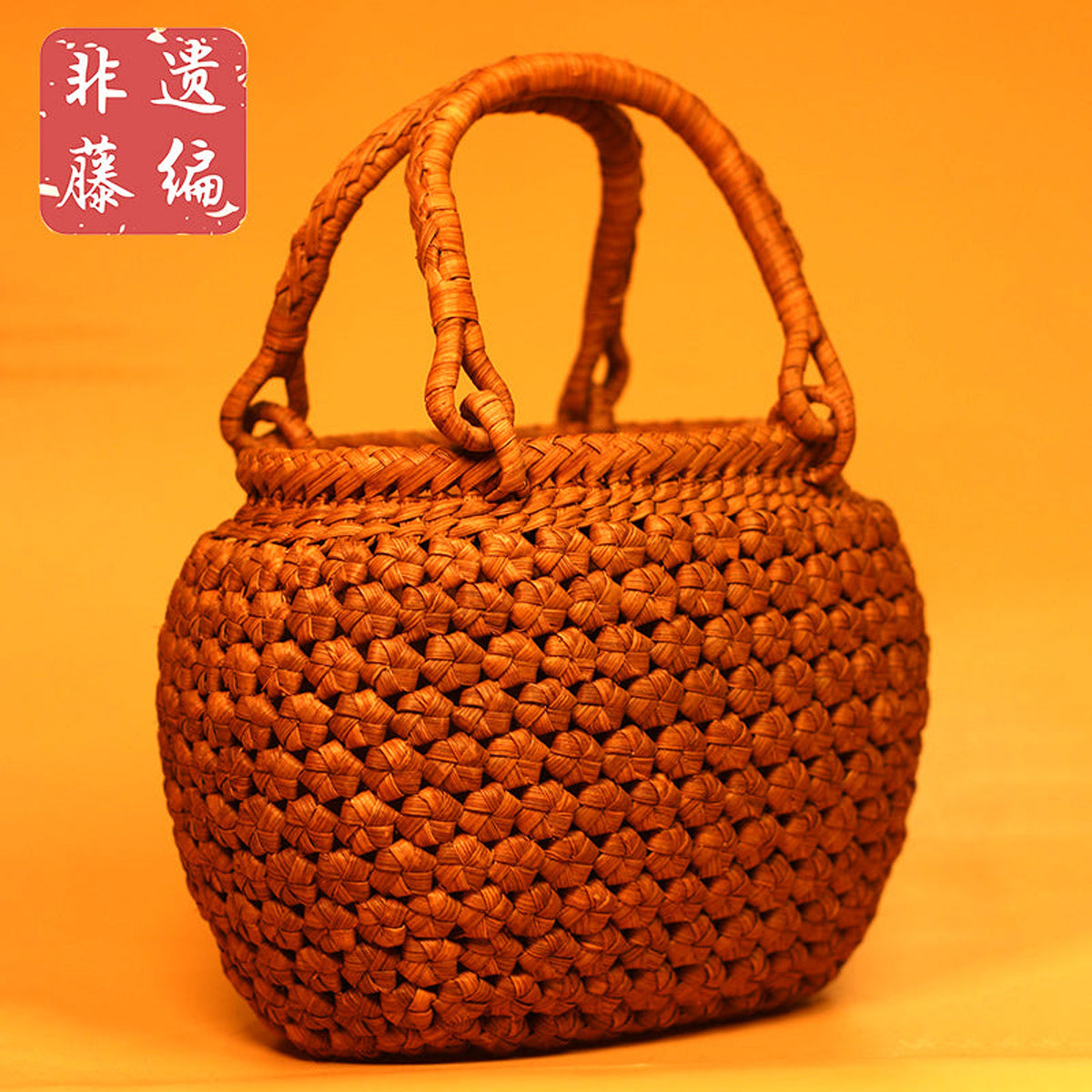 Mini Pumpkin｜Wild Grape Vine Shoulder Bag
