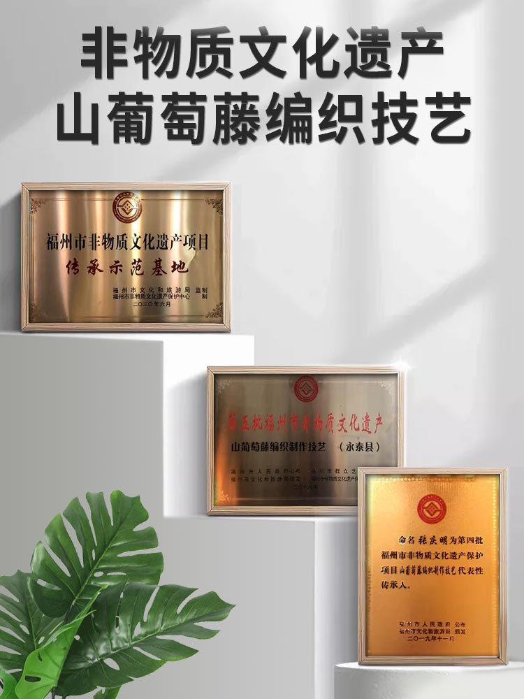 [经典款]福建省非遗手工山葡萄藤编包5厘7厘小方包度假沙滩包编织女包双用手提包