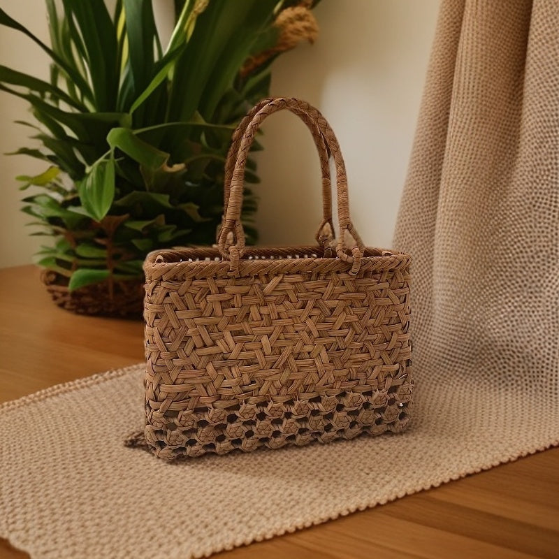 Wild Grape Vine Basket Bag