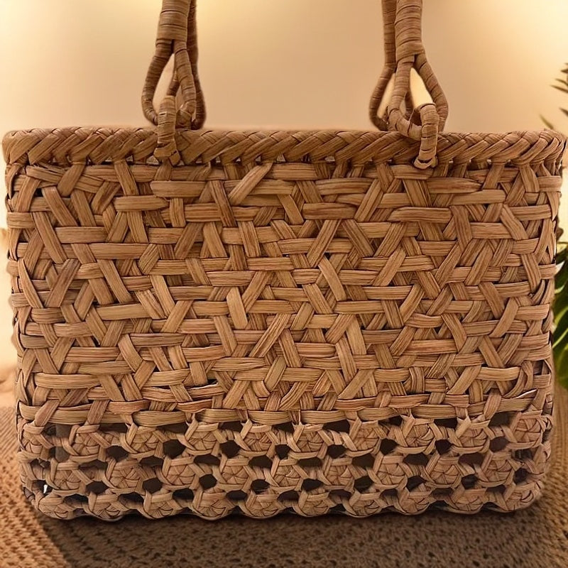 Wild Grape Vine Basket Bag