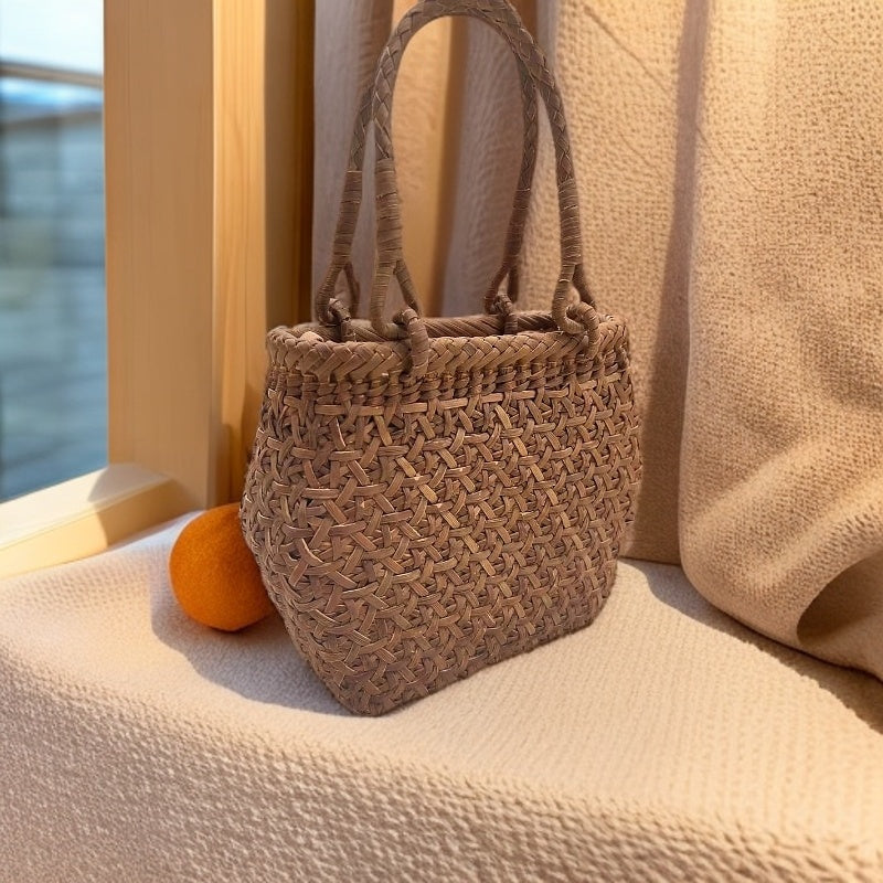 Wild Grape Vine Basket Bag