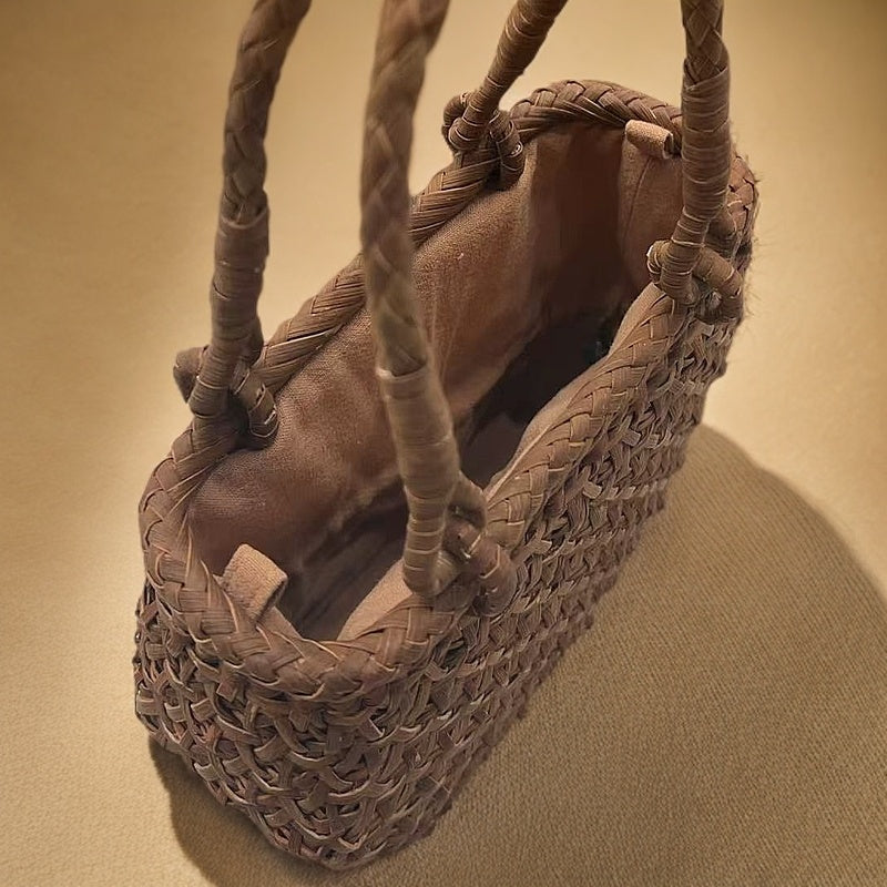 Wild Grape Vine Basket Bag
