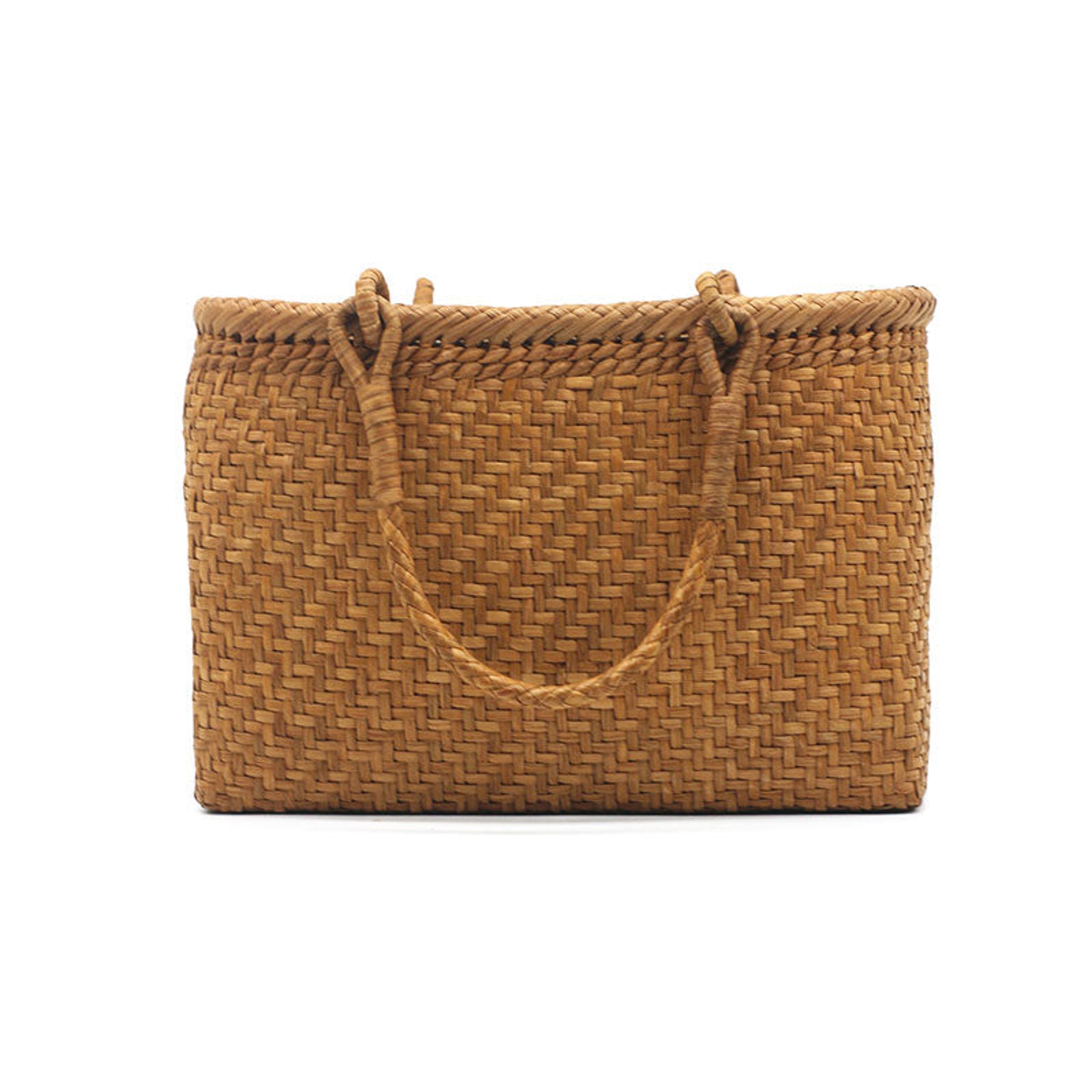 Movable Handle | Wild Grape Vine Basket Bag