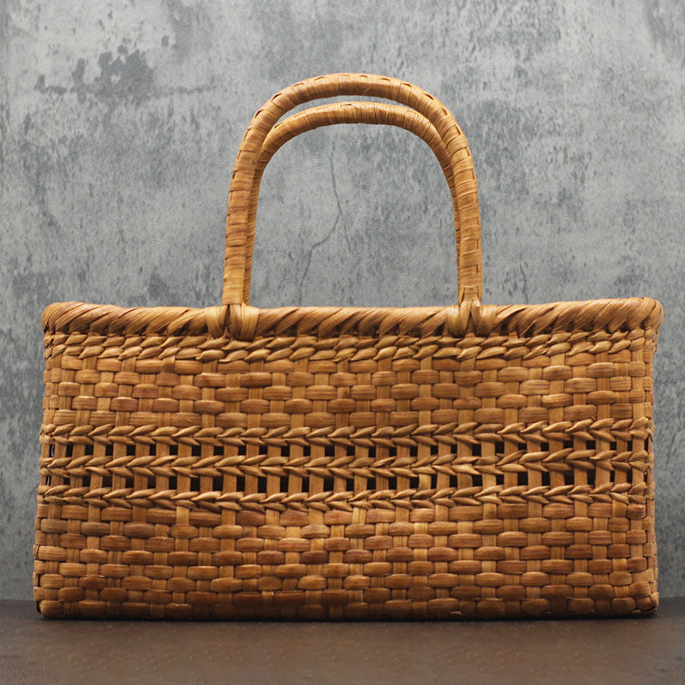 Wheat-Ear Series · Tea Ceremony Bag | Wild Grape Vine Basket Bag