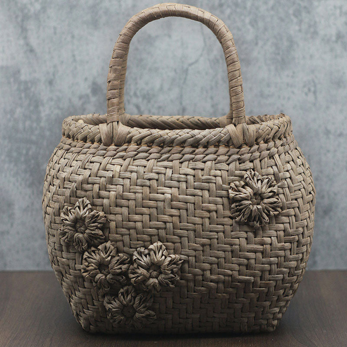 原皮五輪桜｜山葡萄かごバッグ